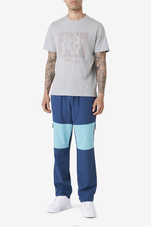 2HNL315 хедър сиво FILA Хедър Грей тениска fila visuri