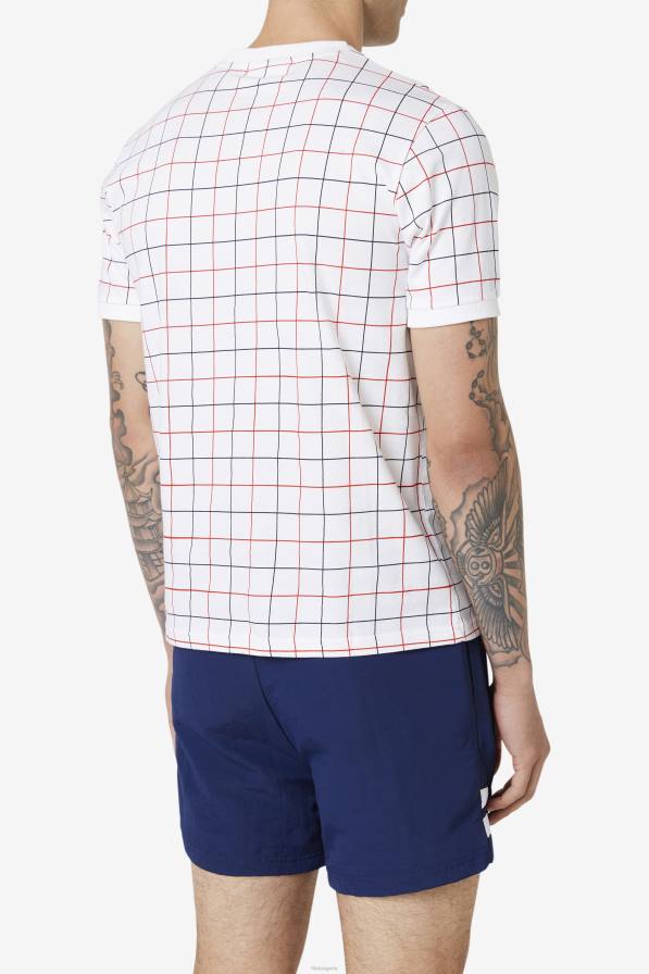 2HNL316 бяло/червено/морско синьо FILA fila бяло/червено/тъмносин касбийски екипаж