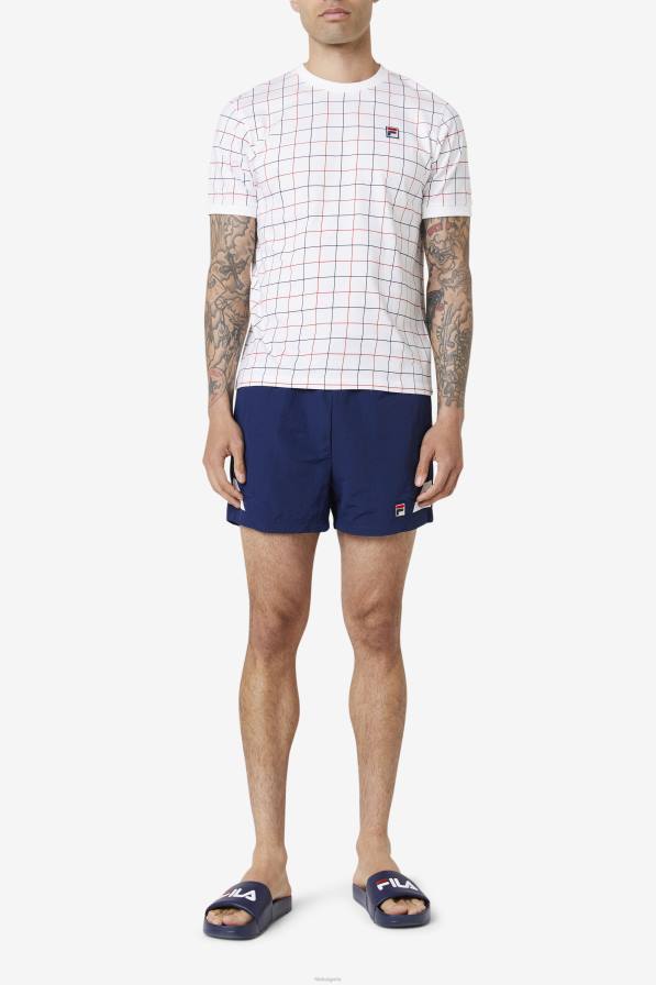 2HNL316 бяло/червено/морско синьо FILA fila бяло/червено/тъмносин касбийски екипаж