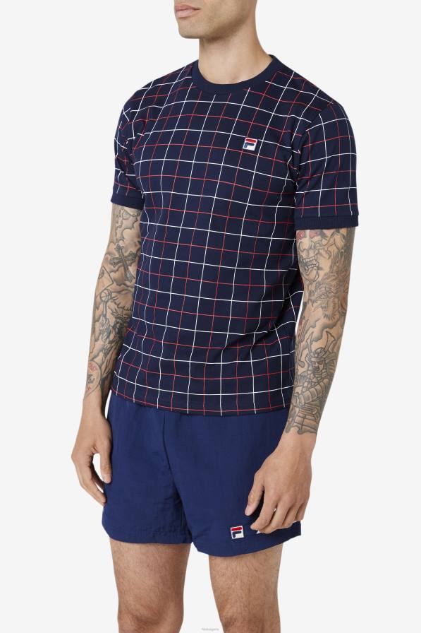 2HNL317 тъмносиньо/червено/бяло FILA casbian crew navy/red/white fila