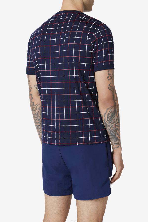 2HNL317 тъмносиньо/червено/бяло FILA casbian crew navy/red/white fila