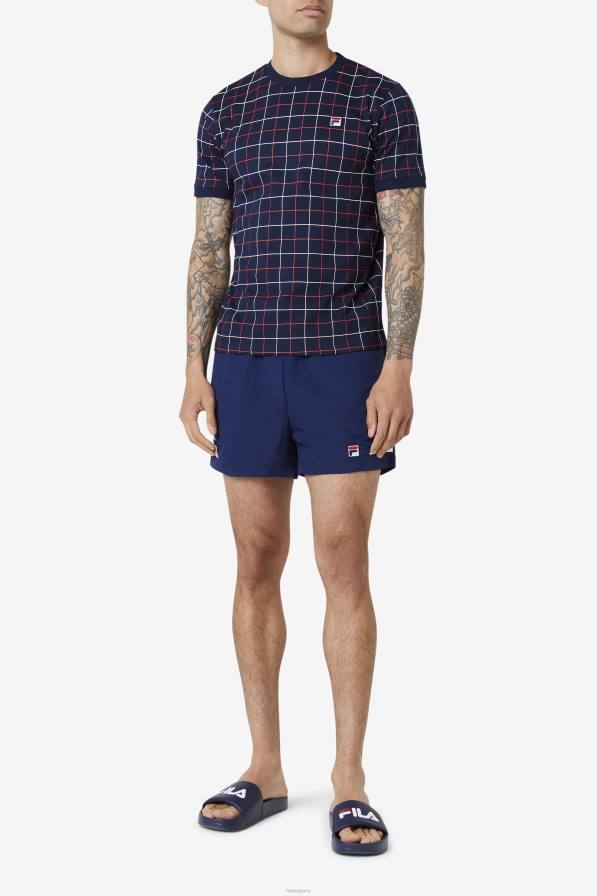 2HNL317 тъмносиньо/червено/бяло FILA casbian crew navy/red/white fila