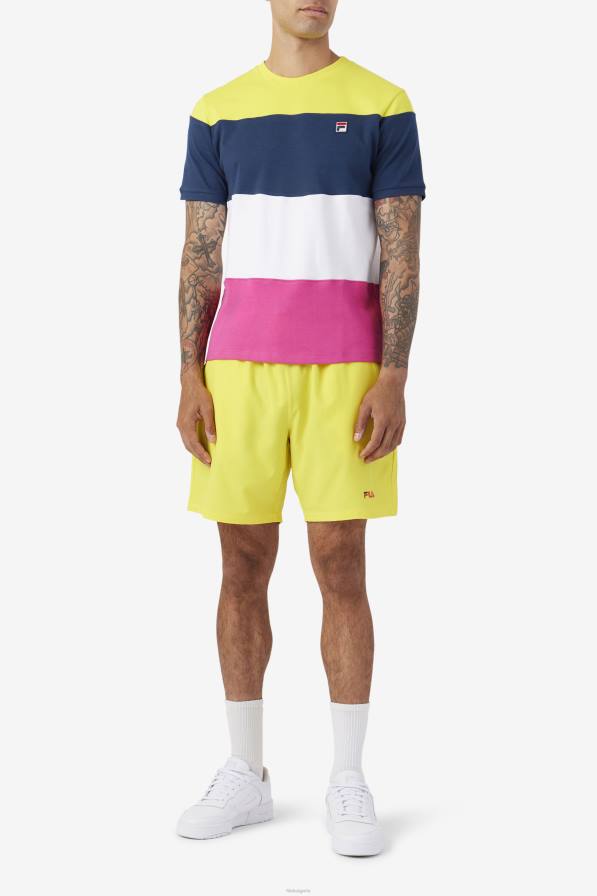 2HNL322 тъмносиньо/бяло/жълто FILA fila флот/бял/жълт обслужващ екипаж