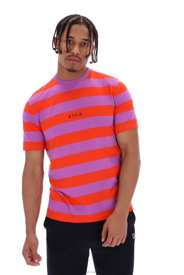 2HNL3259FILA fila barney тениска с големи райета унисекс