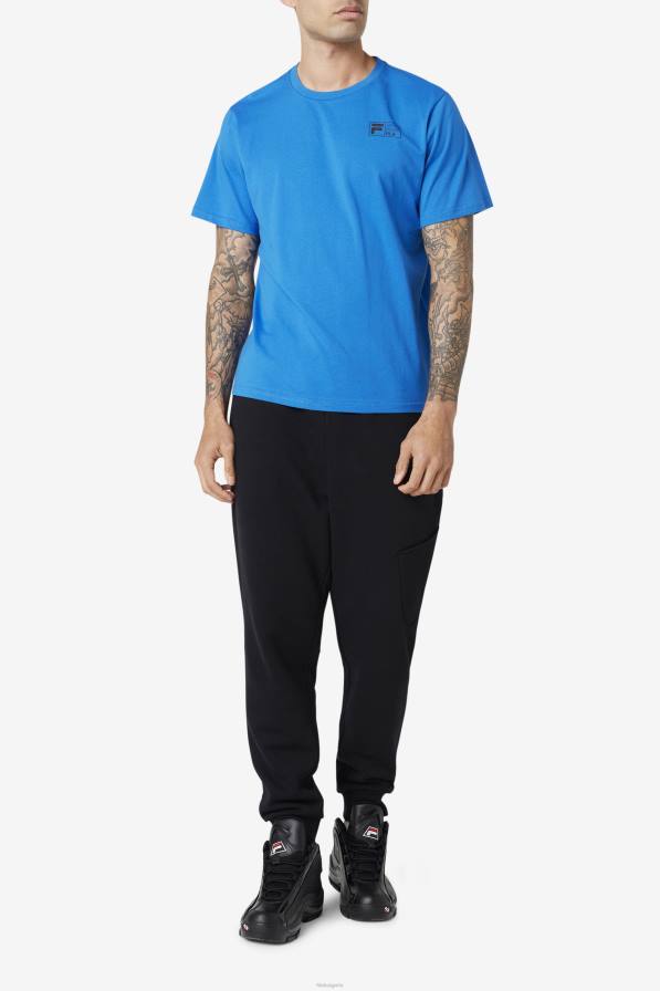 2HNL326 синьо/бяло FILA пистов тениска фила синьо/бяло