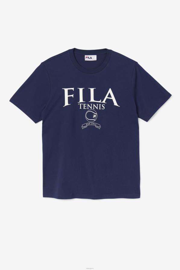 2HNL343 флот/гардения FILA fila saran tee navy/gardenia