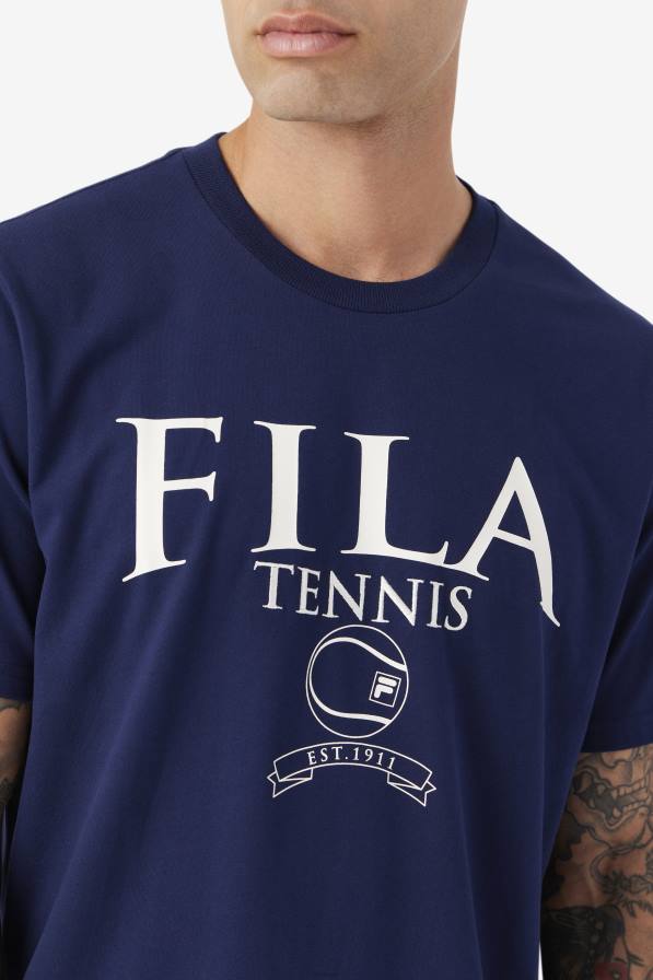 2HNL343 флот/гардения FILA fila saran tee navy/gardenia