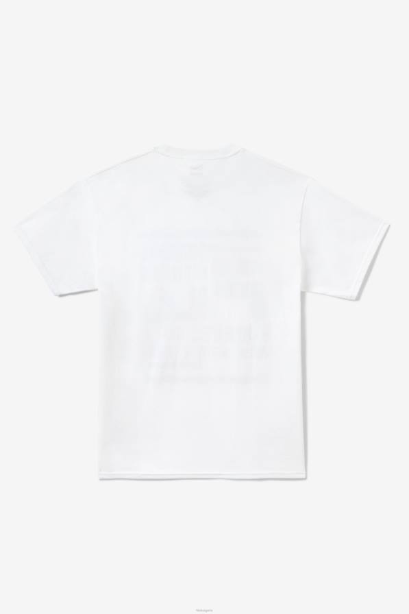 2HNL350 бяло FILA оригинална фитнес тениска фила бяла