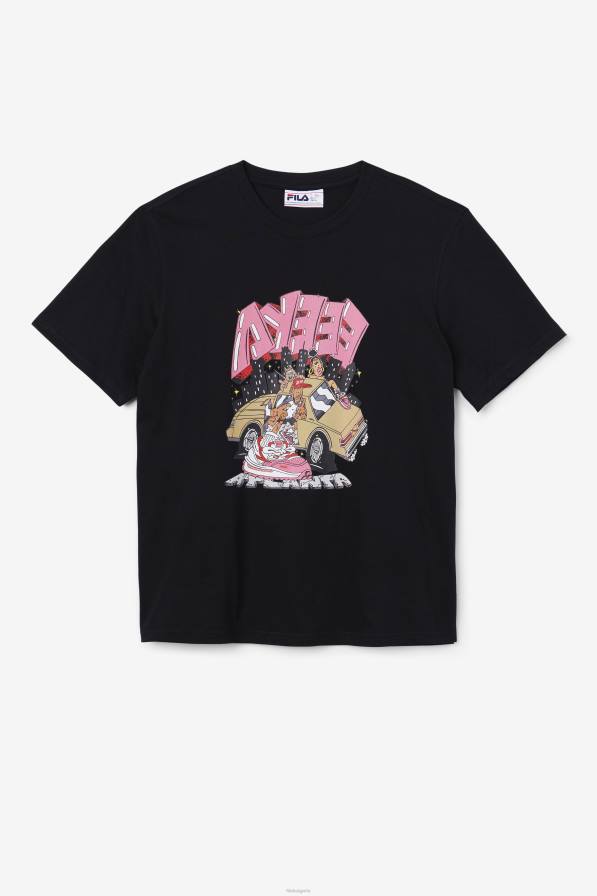 2HNL358 черен FILA тениска fila black vulk