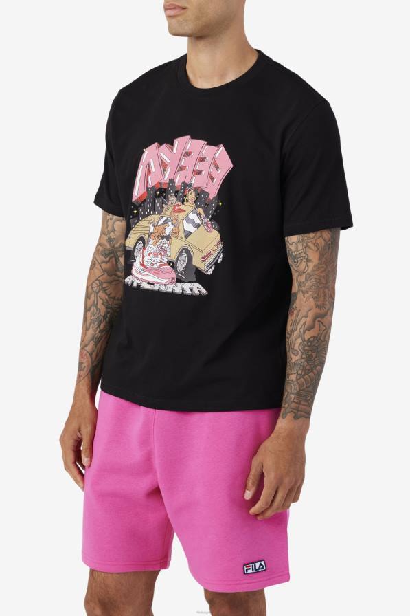 2HNL358 черен FILA тениска fila black vulk