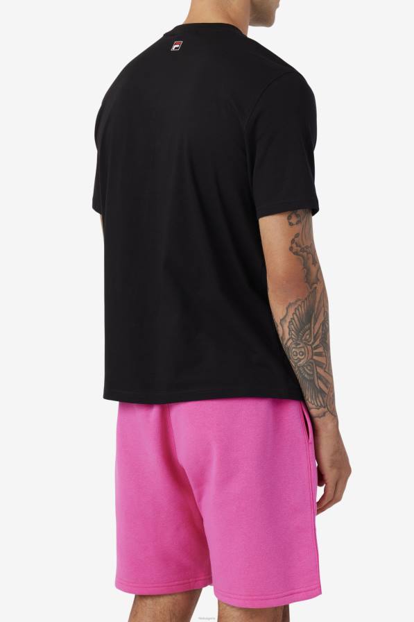 2HNL358 черен FILA тениска fila black vulk