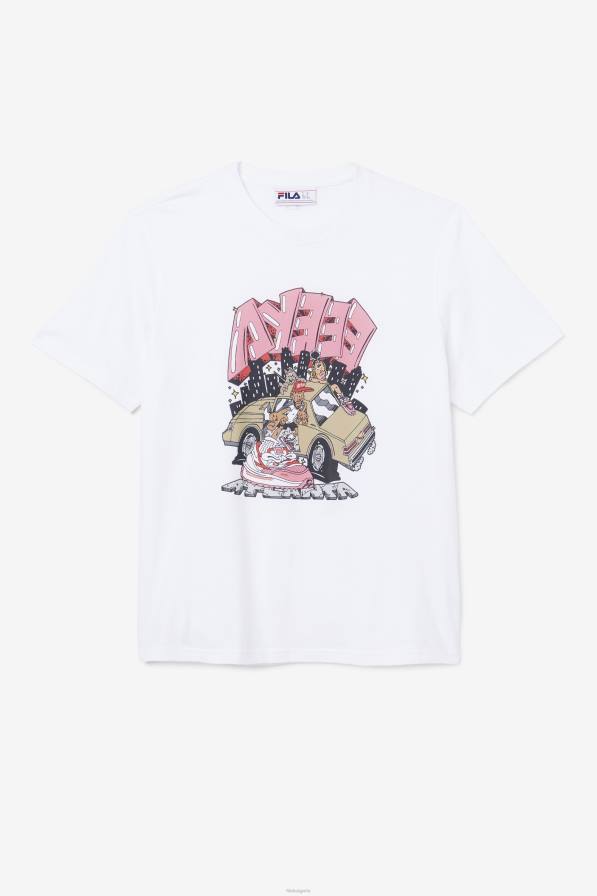 2HNL359 бяло FILA vulk тениска бяла фила