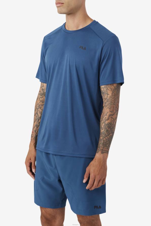 2HNL365 майолика синьо/черно FILA kaab crew majolica blue/black fila