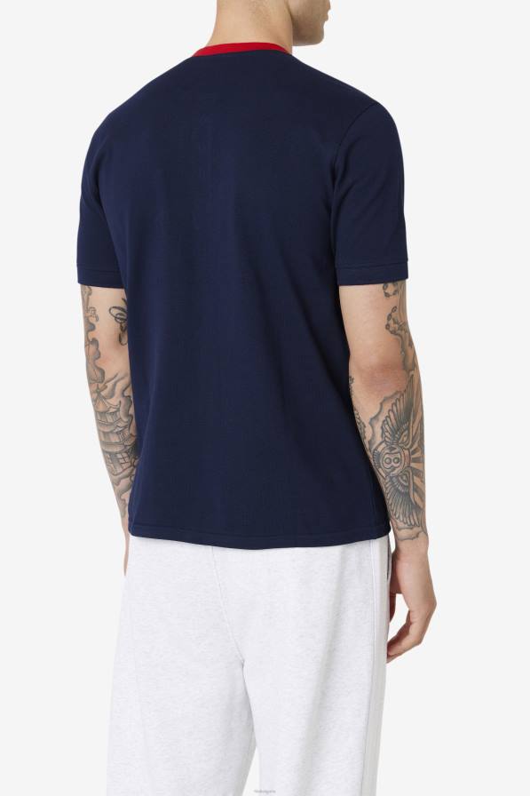 2HNL378 морско/червено FILA тъмносиньо/червено ralph henley fila