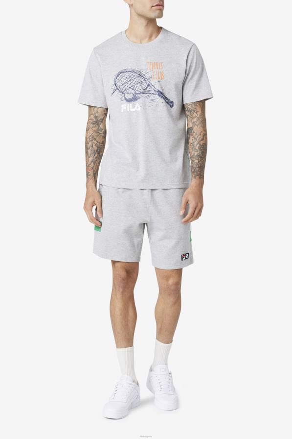 2HNL380 светло сив FILA derzan tee fila светло сиво