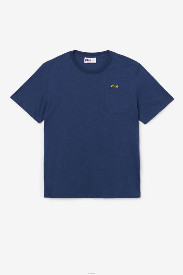 2HNL384 морско/жълто FILA navy/yellow dilki crew fila