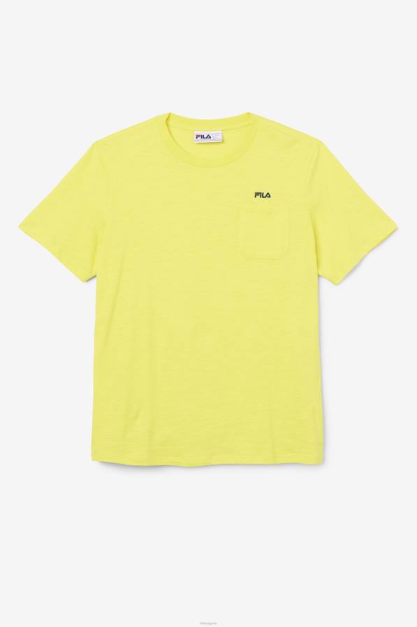 2HNL388 жълто/морско синьо FILA fila yellow/navy dilki crew