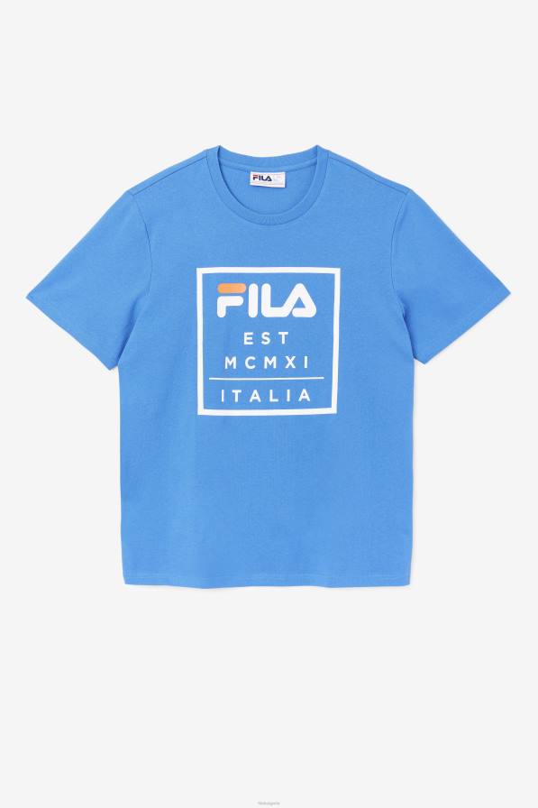 2HNL393 силно синьо FILA силна синя тениска fila tenez