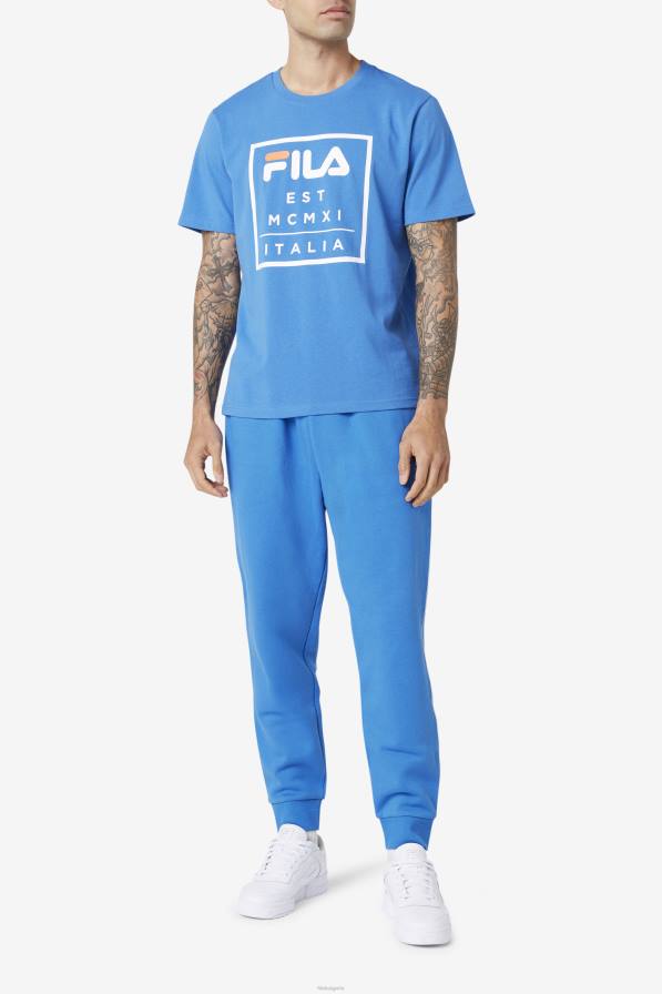 2HNL393 силно синьо FILA силна синя тениска fila tenez