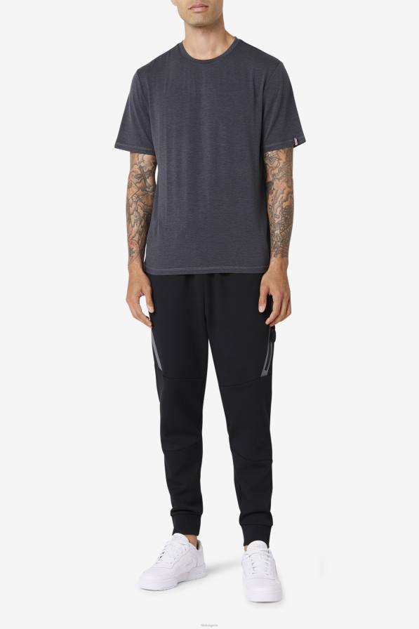 2HNL400 черен пирен FILA тениска fila black heather