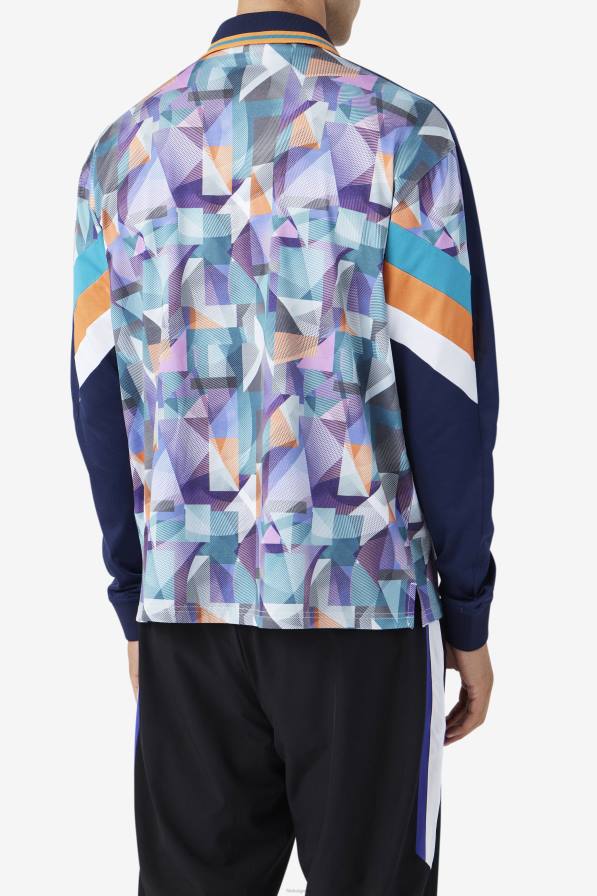 2HNL404 морско/синьо/мандарина/бяло FILA kay вратарска фланелка fila тъмно/синьо/мандарина/бяло