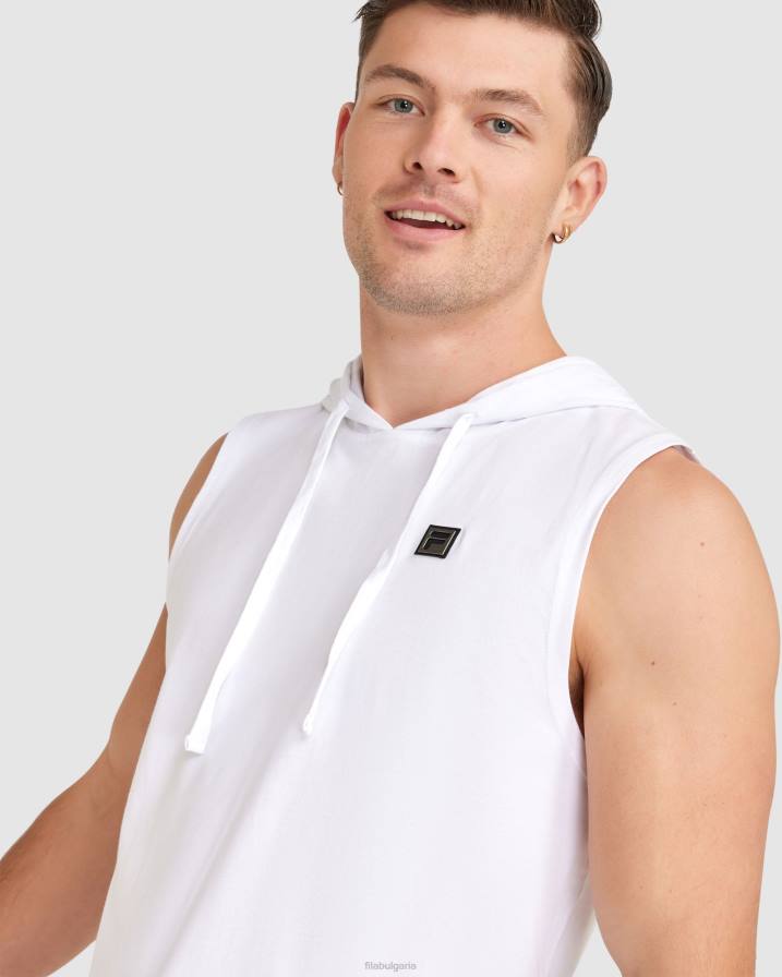 2HNL2425 бяло FILA fila мъжки blake hoody потник бял