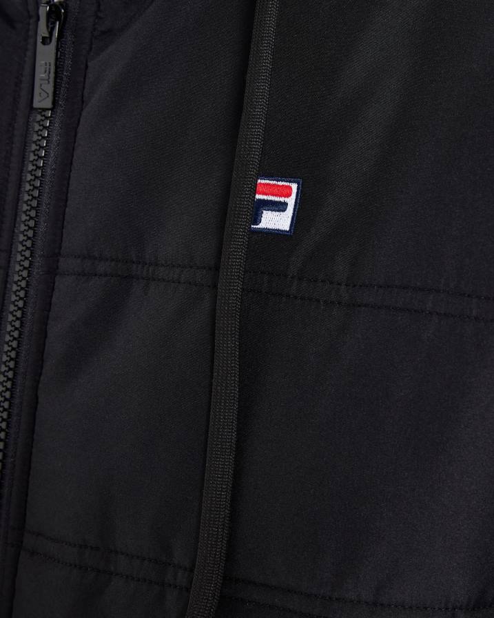 2HNL2453 черен FILA мъжко пухено яке anton черна фила