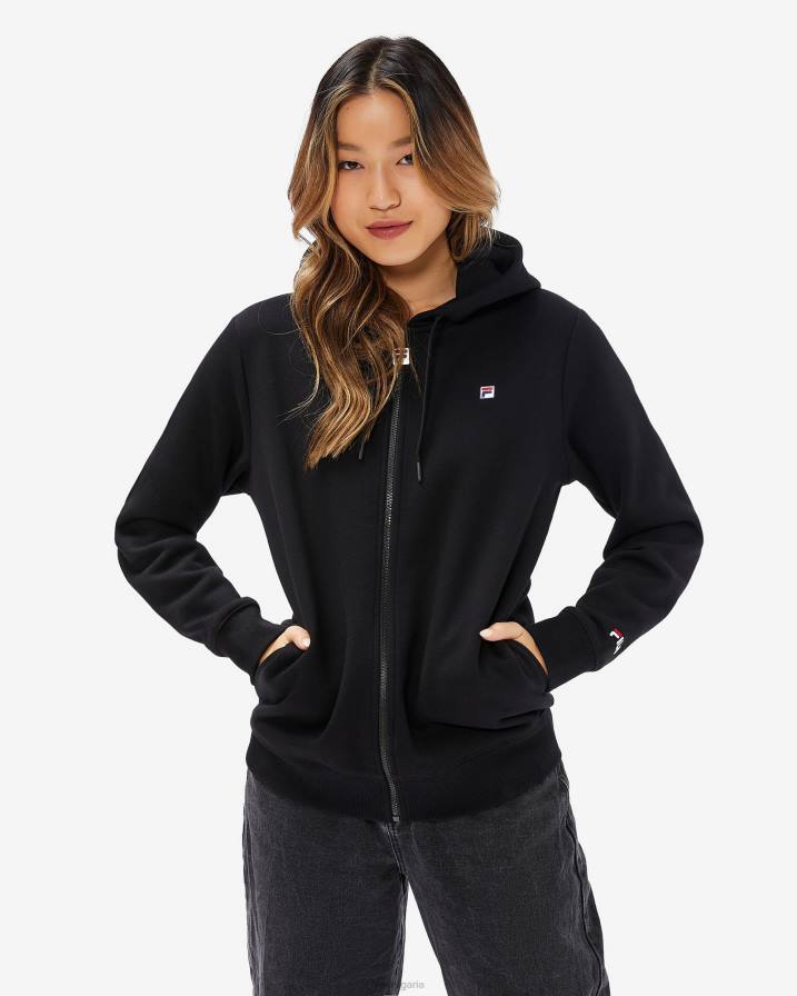 2HNL2644 черен FILA fila черна унисекс значка 2.0 качулка с цип