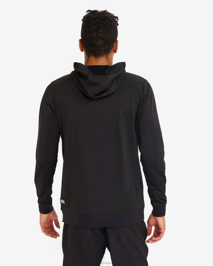 2HNL2646 черен FILA черно мъжко яке luca fila