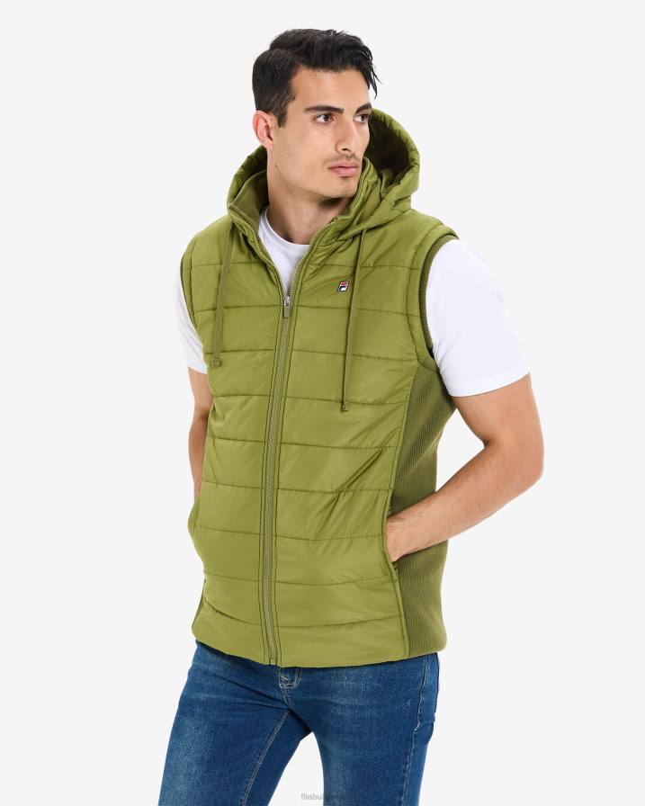 2HNL2650 маслина FILA Мъжка буф жилетка Julio fila olive