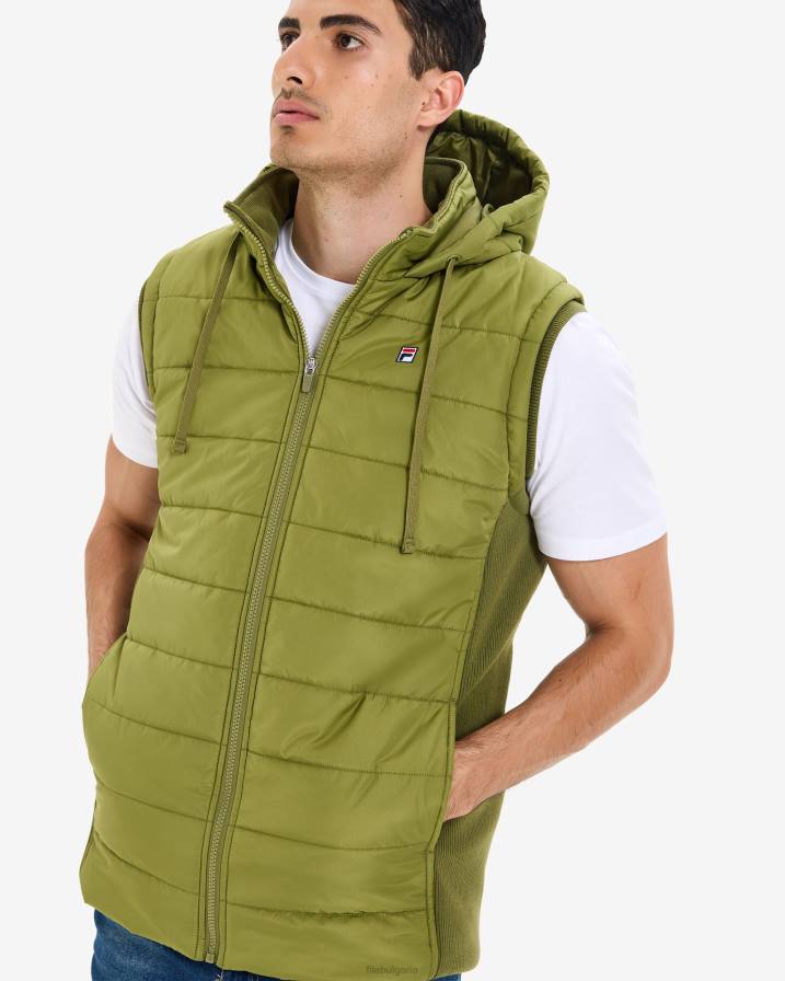 2HNL2650 маслина FILA Мъжка буф жилетка Julio fila olive