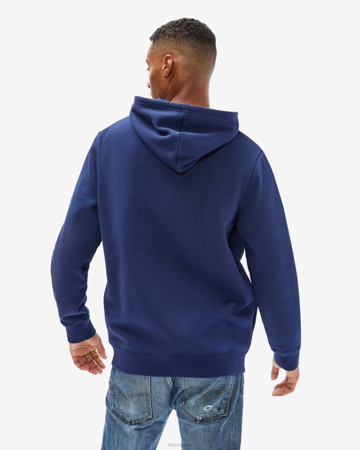 2HNL2653 нов флот FILA fila унисекс значка 2.0 качулка с цип ново синьо