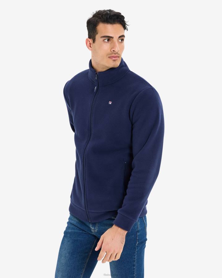 2HNL2654 нов флот FILA мъжко яке easton fila new navy