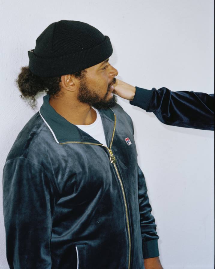 2HNL3238FILA irving горнище от велур фила