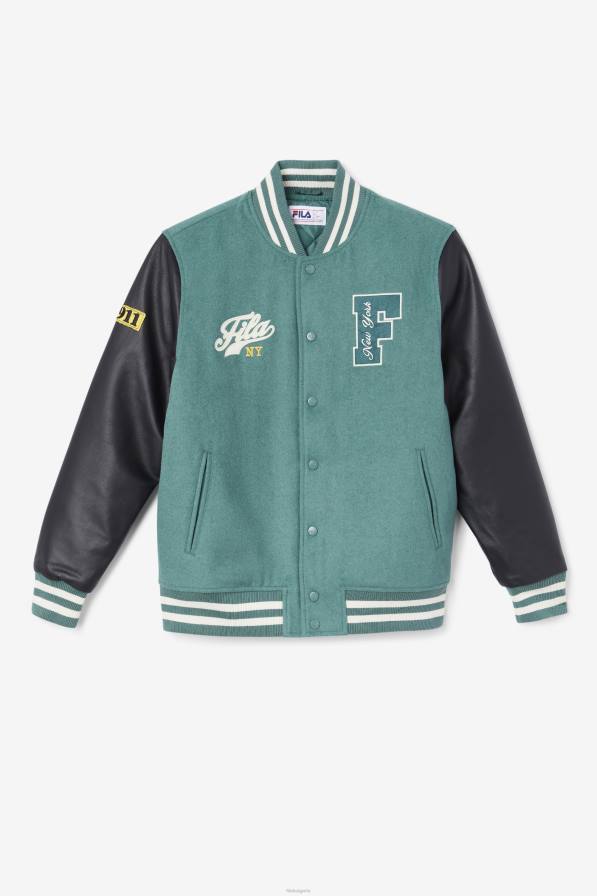 2HNL764 син смърч/черен FILA josh университетско яке фила син смърч/черно