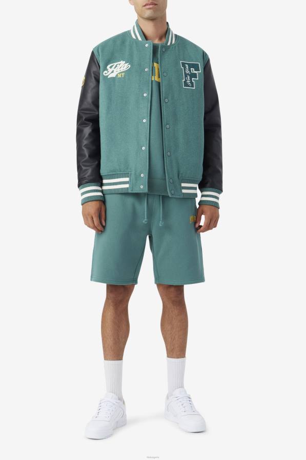 2HNL764 син смърч/черен FILA josh университетско яке фила син смърч/черно