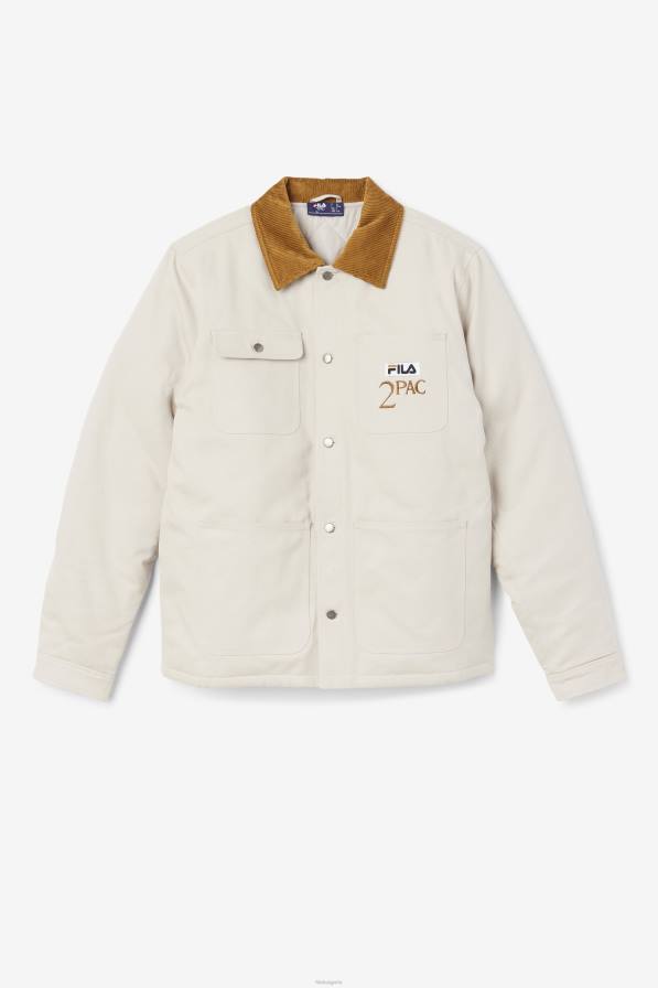 2HNL775 гълъбово/бронзово кафяво FILA fila 2pac яке гълъбово/бронзово кафяво