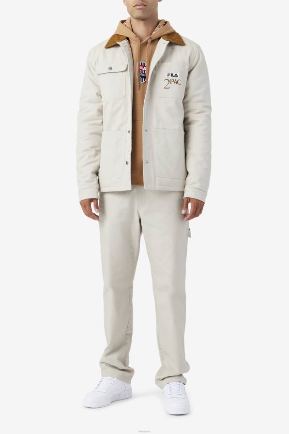 2HNL775 гълъбово/бронзово кафяво FILA fila 2pac яке гълъбово/бронзово кафяво