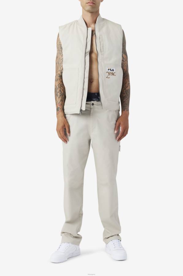 2HNL777 гълъб/черен FILA гълъб/черна жилетка fila 2pac