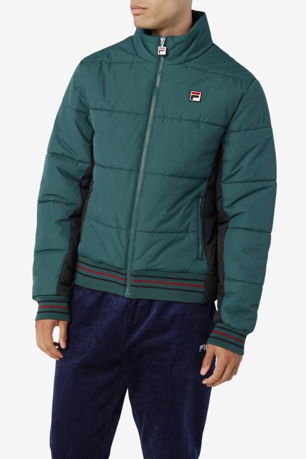 2HNL793 юни бъг/черен FILA puffer яке fila watson june bug/черно