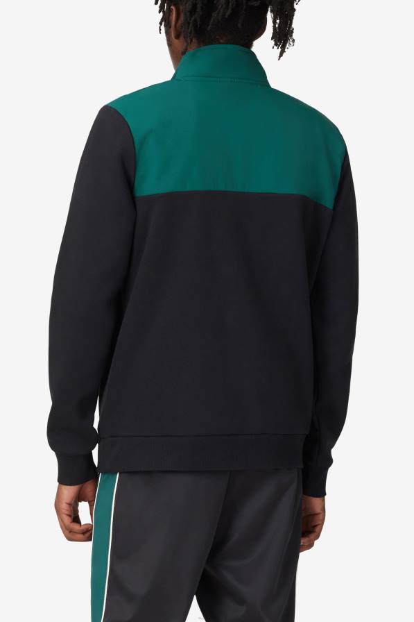 2HNL796 черен/юнски бъг/златен блясък FILA поларено яке francisco fila black/june bug/golden glow