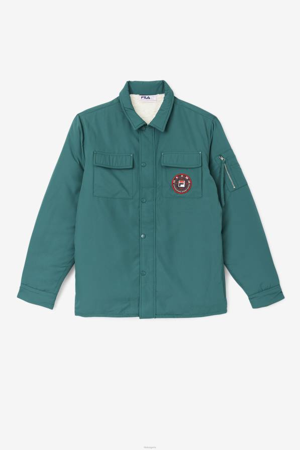 2HNL799 junebug/бял FILA fila nile shacket junebug/бял