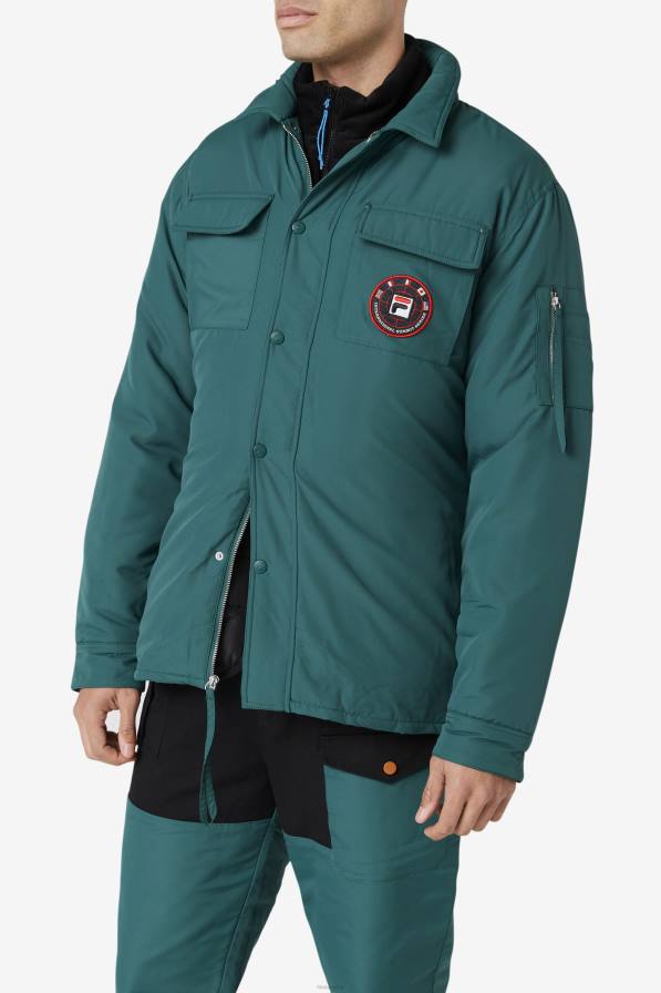 2HNL799 junebug/бял FILA fila nile shacket junebug/бял