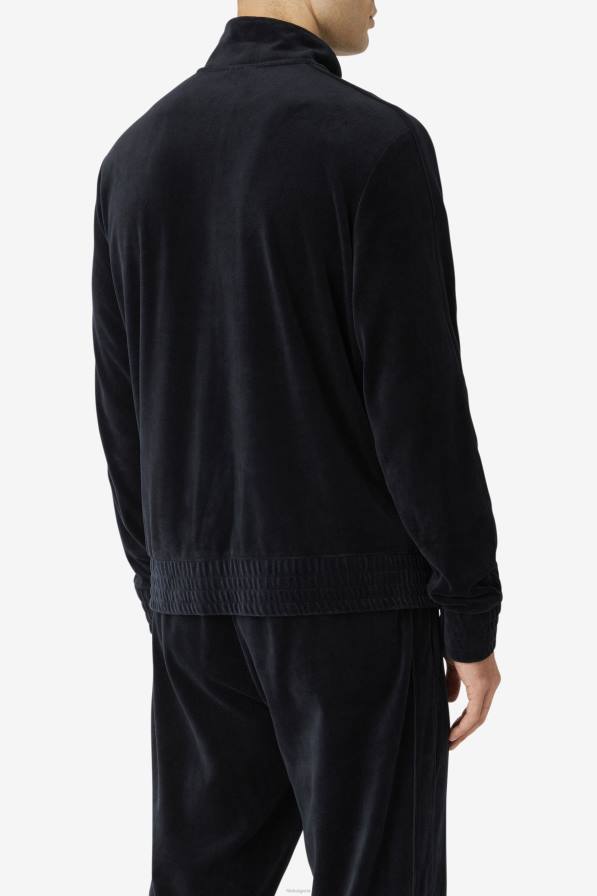 2HNL811 черен FILA велурено яке fila deverall черно