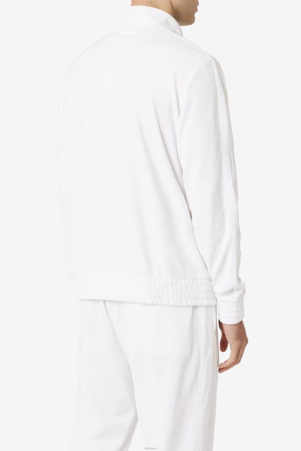 2HNL813 бяло FILA бяло велурено яке от fila deverall