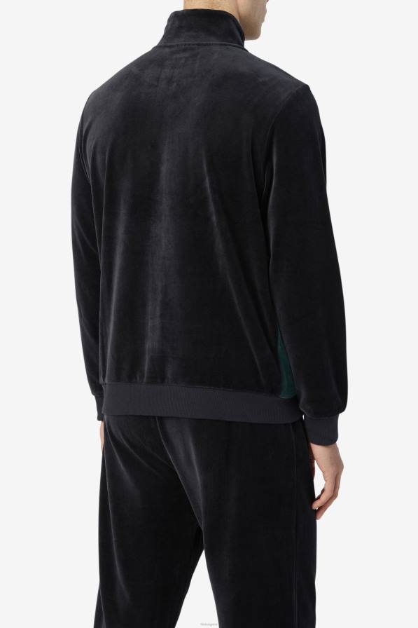 2HNL857 черен/юнски бъг/златен блясък FILA marten велур яке черно/june bug/golden glow fila