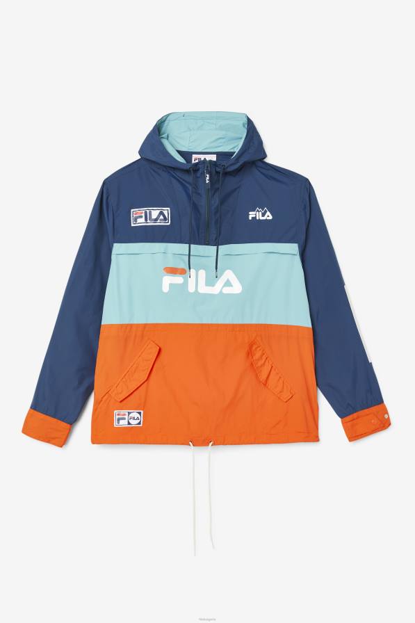 2HNL858 Navy/Bayou/чери домати FILA тъмно синьо/байу/чери домат tharu windjacket fila