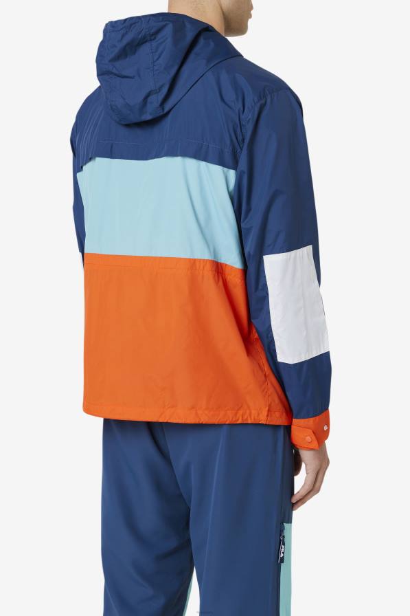 2HNL858 Navy/Bayou/чери домати FILA тъмно синьо/байу/чери домат tharu windjacket fila