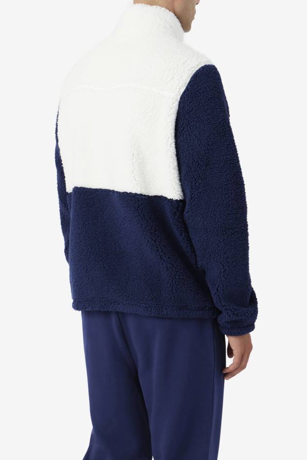 2HNL879 чапла/морска/дълбоко езеро FILA egret/navy/deep lake fila ravi шерпа яке