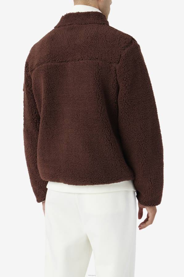 2HNL883 кафяв камък/чапла FILA fila yale шерпа яке кафяв камък/чапла